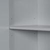 Stylish Bathroom Storage Cabinet With 2 Laundry Baskets - Gray - Image 19