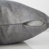 Pillows, Square, Insert Included, Decorative Throw, Hypoallergenic And Stylish Appearance (Set of 2) - Gray - Image 2