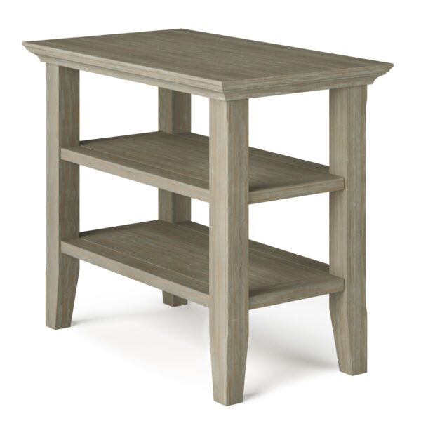 Acadian - Narrow Side Table - Distressed Gray