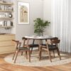 Alina - Dining Table - Brown / White - Image 11