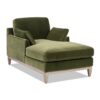 Pasadena - Modern Farmhouse Chaise Lounge Chair - Olive Green - Image 13