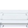 Nadie - Clear Glass Top Counter Height Table - Chrome - Image 2