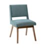 Dining Chair With Upholstered Seat And Back (Set of 2) - Blue - Image 4
