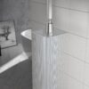Square Rain Shower Head Ultra Thin 304 Stainless Steel Ceiling / Wall Mount Bath Fixture - Chrome - Image 4