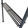 Outdoor Grill Gazebo 8 X 5 Ft With Double Tier Canopy, Steel Frame, Bar Counters & Hook - Brown - Image 3