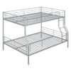 Full Long Over Queen Metal Bunk Bed - Sliver - Image 19