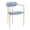Demi - Contemporary Chair (Set of 2) - Blue - Image 2