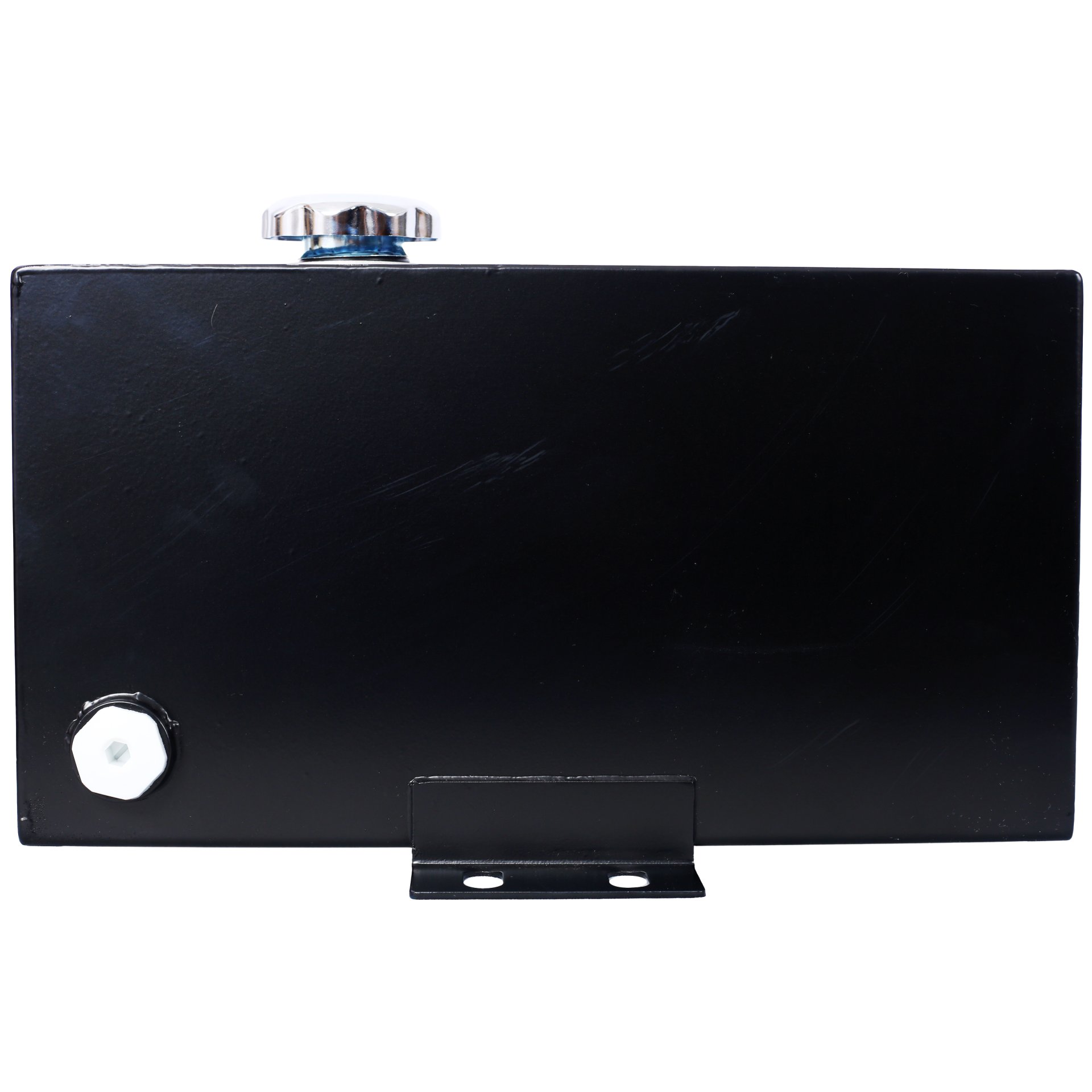 Heavy Duty 5 Gallon Steel Hydraulic Fluid Reservoir Tank With Mounting Foot, 14 Gauge - Black - Image 10