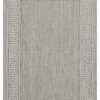 Sunshine - 2'7" X 7'3" Indoor, Outdoor Area Rug - Silver - Polypropylene - Image 2