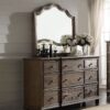Baudouin - Weathered Mirror - Oak - Image 2