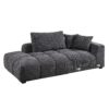 Chosen - Sectional Sofa With Toss Pillows With 2 Chaises With Ottoman - Gray - Image 10