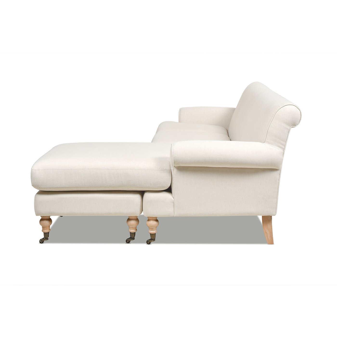 Alana - L-Shape Reversible Sectional Sofa - Light Beige - Image 11