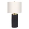 Lighting, Table Lamp, Concrete, Modern - Black - Image 2