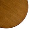 Mid Century Modern Round Dining Table With Metal Legs And Open Shelf - Light Ash - Image 6