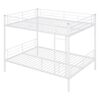 Full Over Full Metal Bunk Bed - White - Image 17