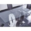 Royce - Dining Table Ecom - White / Gray - Image 5