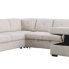 Nyhan - Upholstered Corner Sectional With Pull Out Loveseat And Storaged Chaise - Beige - Image 7