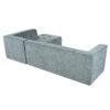 Modular Combination Living Room Sofa Set, Modern Minimalist Sofa, Living Room Upholstered Sofa Bed, Bedroom, 2 Pieces Computer Free Combination, L - Shaped - Light Gray - Image 18