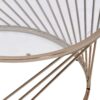 Bluelipe - Clear Glass Top With Coffee Table - Champagne - Image 4