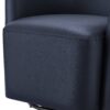 Ardena - Modern Swivel Barrel Chair - Blue - Image 7