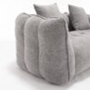 Soft Beanbag Chair With High Resilience Foam Core For Two People - Gray - Image 20