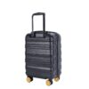Carry On Luggage Airline Approved Carry On Suitcase With Tsa Approved Carry On Luggage With Wheels Carry On Bag Hard Shell Suitcases - Black - Image 7