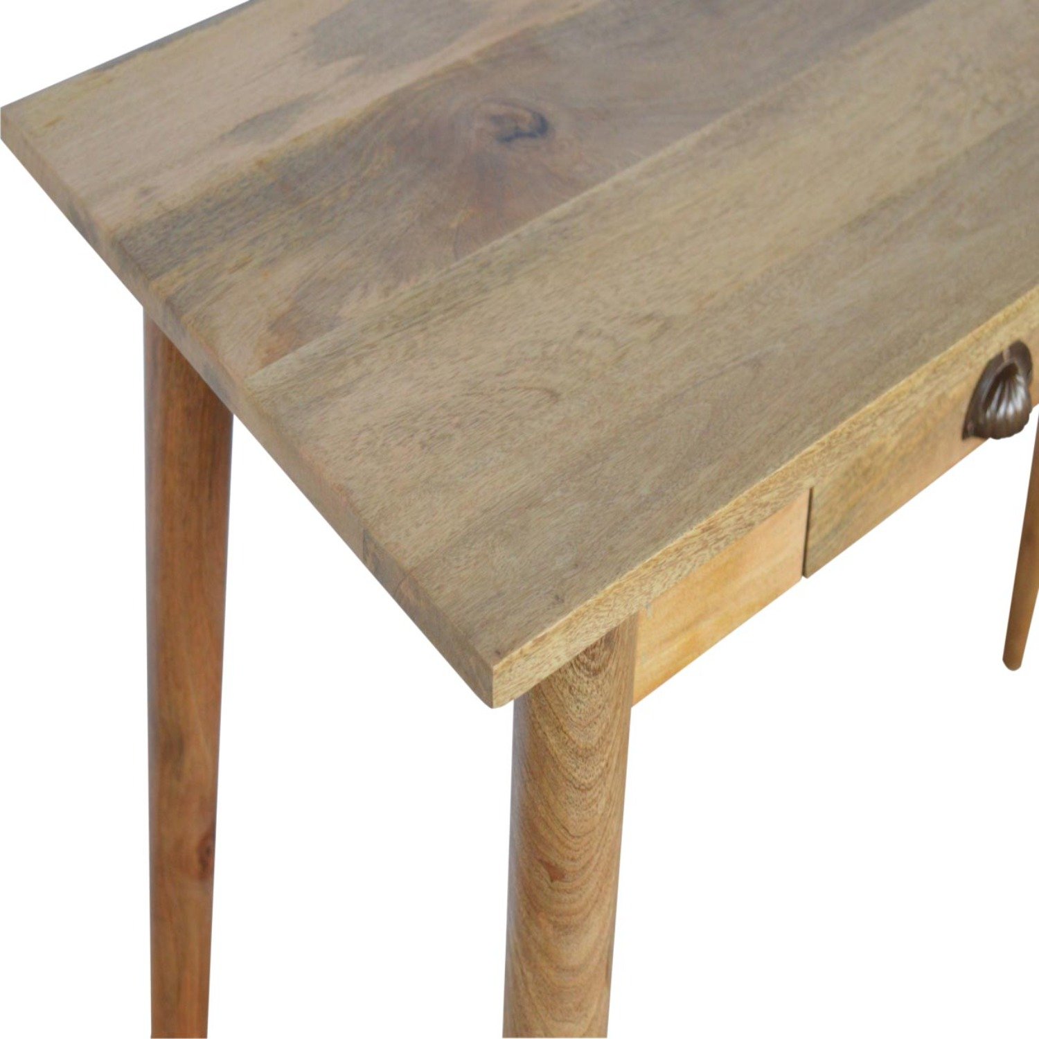 2 Drawer Nordic Writing Desk - Oak - Image 7