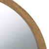Circle Wall Mirror With Wooden Frame, Wall Mirror For Living Room - Brown - Image 10