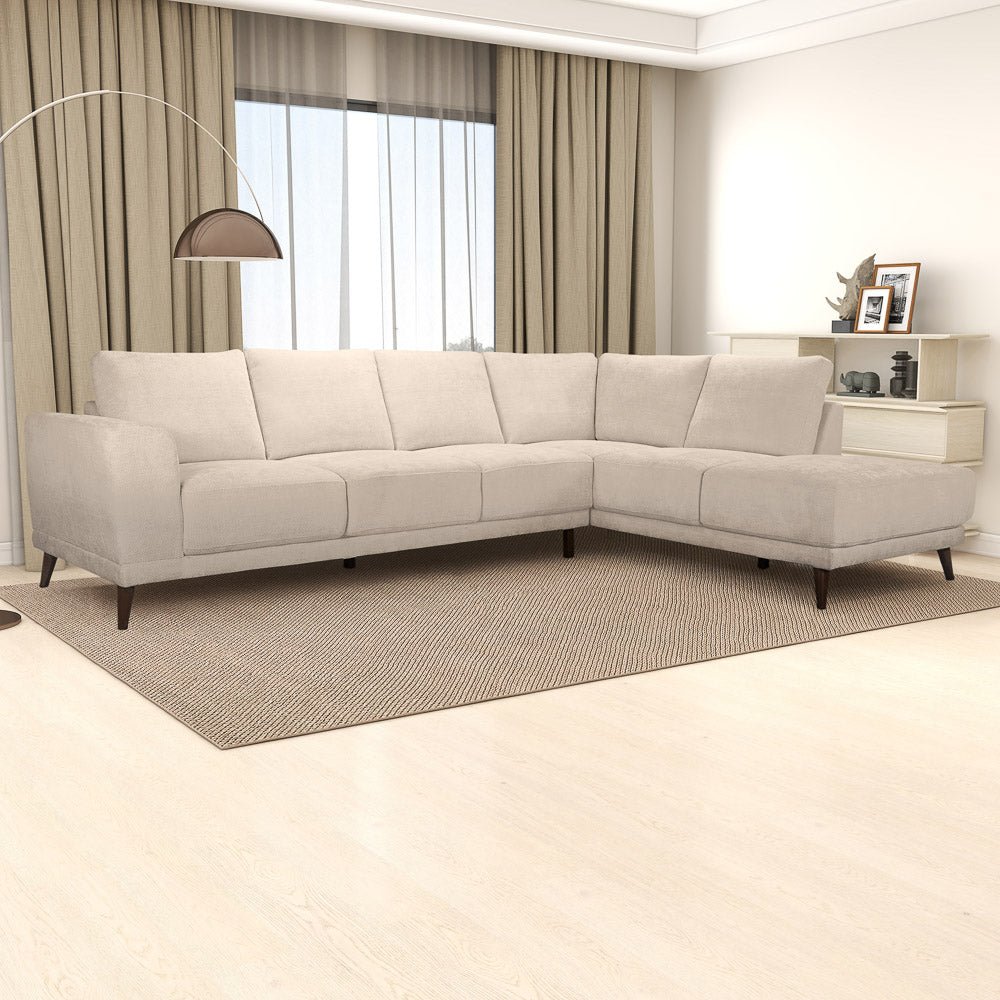 Amara - Right Sectional Sofa - Cream - Image 5