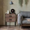Trunk Table And Side Table With Large Storage Dress Up Your Liviing Room (Set of 3) - Antique Gray - Image 9