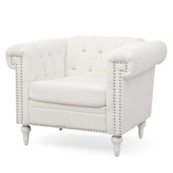 1 Seater Sofa - White