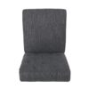 Contemporary Dining Chair (Set of 2) With Button Tufted Design - Charcoal - Image 9