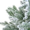 7Ft Snow Flocked Hinged Artificial Christmas Tree With Fluffy Branches And Snow Tips - White - Image 5