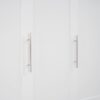 Full Size Murphy Wall Bed With Shelves And LED Lights - White - Image 13