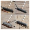 Adjustable Floor Brush With Squeegee Powerful Cleaner For Concrete, Tile, Bathrooms, Kitchens, Garages, And Pools - Black - Image 8