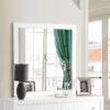 Modern Design Transitional Wall Mirror - White - Image 3
