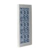 Hanging Sculptures, Modern Wall Art Decor (Set of 2) - White / Blue - Image 3