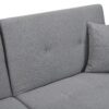 Folding Ottoman Sofa Bed With Stereo - Gray Fabric - Image 17