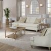 Sofa Single Reverable Cushion With 2 Pillows - Off White - Image 2