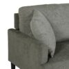 Contemporary 3 Seater Sofa With Plush Upholstery - Gray - Image 5
