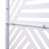Outdoor & Indoor Privacy Screen Metal Privacy Screen, Freestanding Decorative Privacy Screen For Deck Balcony Patio, Privacy Fence Panels - White - Image 8