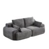 Compressed Sofa, 2 Seater Large Sectional Couches For Living Room - Gray - Image 15