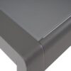 Contemporary Cape Coral Side Table With Frosted Glass Top - Gray - Image 10