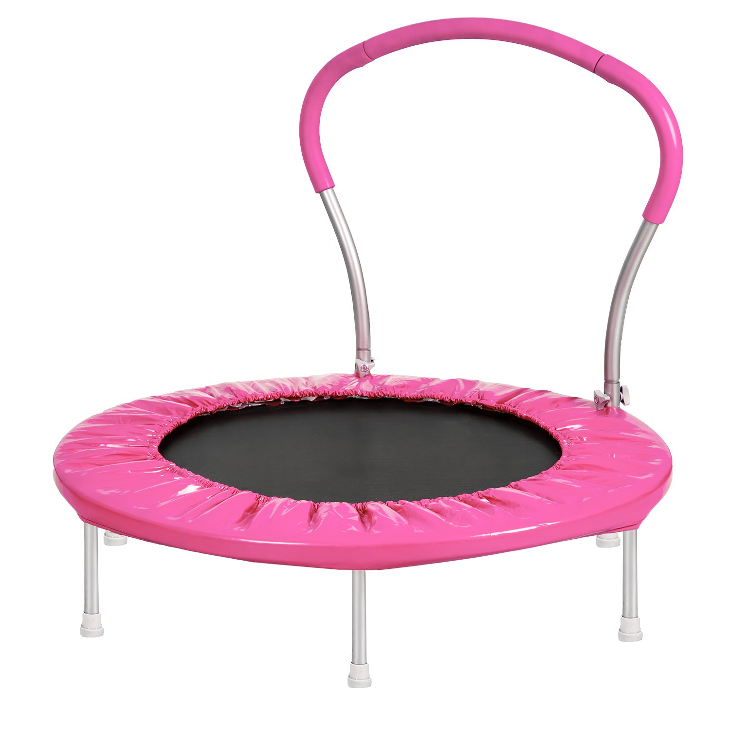 Trampoline With Handle (Pi)-Metal - Pink - Image 4