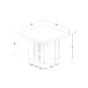 Mikha - Bar Table And Bar Stools - Black / Gray - Image 2