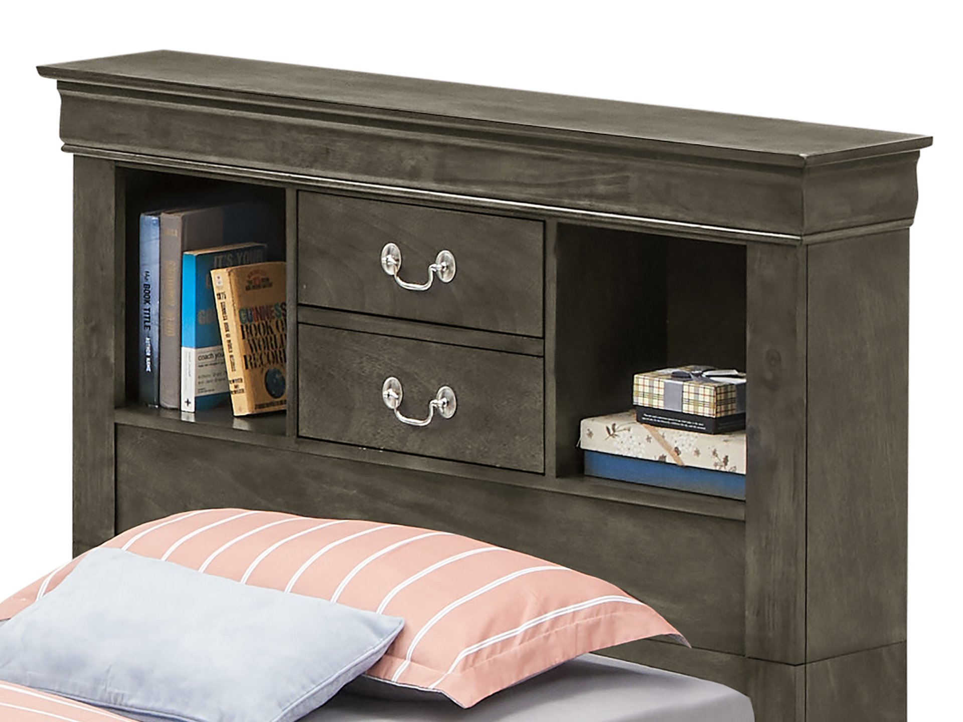 Louis Phillipe - Twin Storage Bed - Gray - Image 5