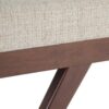 Chanelle - Mid Century Ottoman Bench - Platinum - Image 7