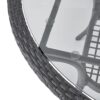Bistro Table With Iron Frame And Glass Top - Gray - Image 8