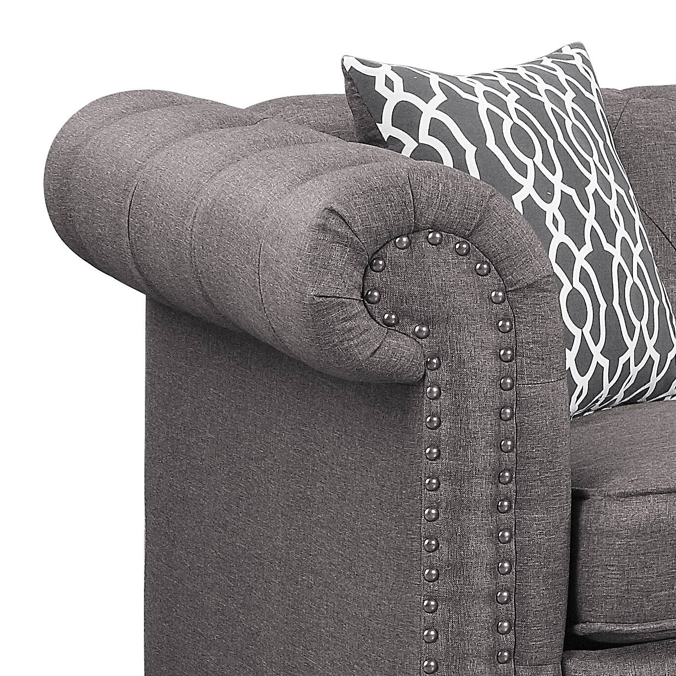 Waldina - Reversible Sectional Sofa - Brown - Image 5