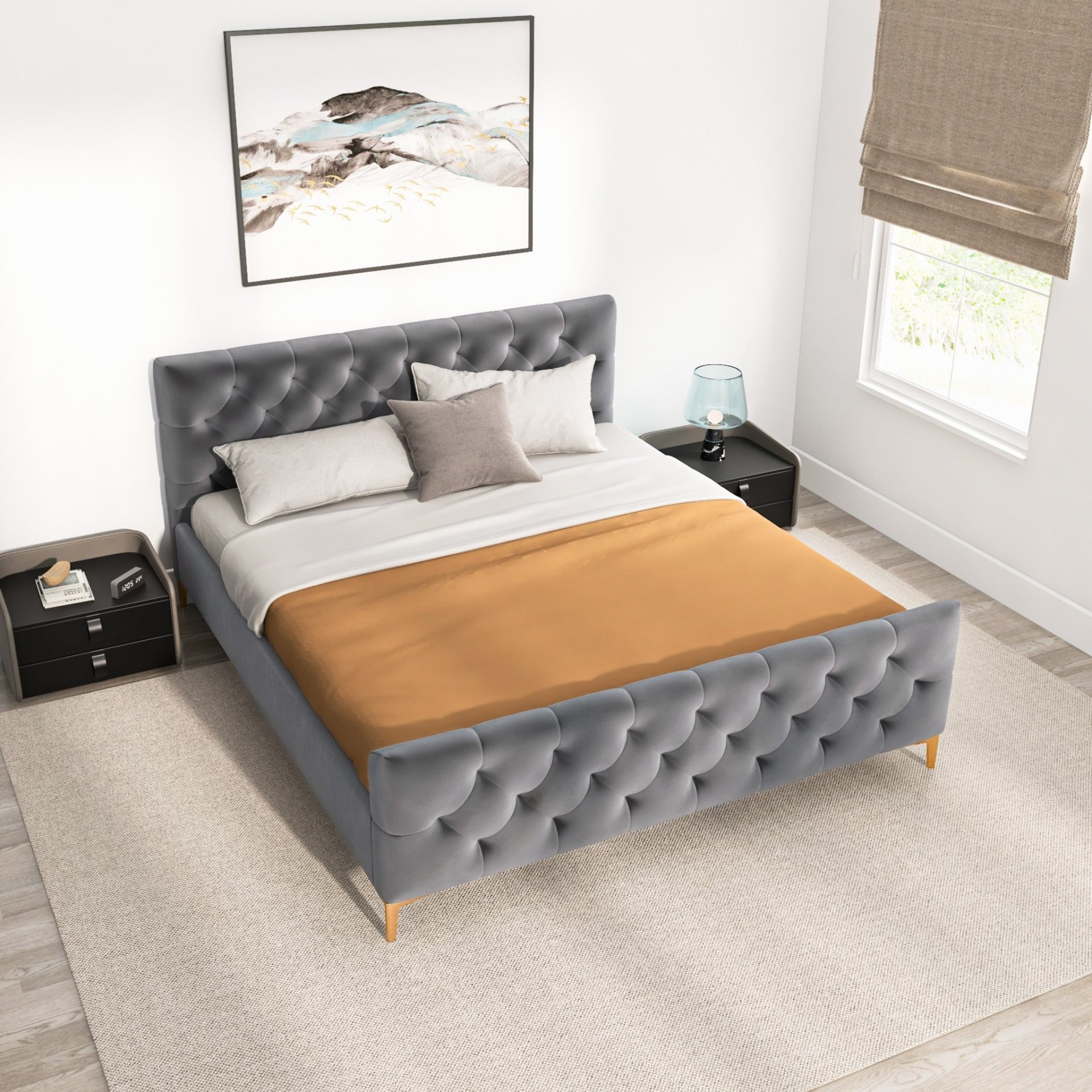 Bailey - King Bed - Dark Gray - Image 14